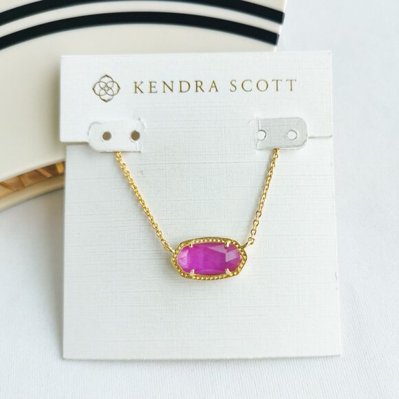 Kendra Scott Elisa Gold Azalea Illusion Necklace - Picture 2 of 4